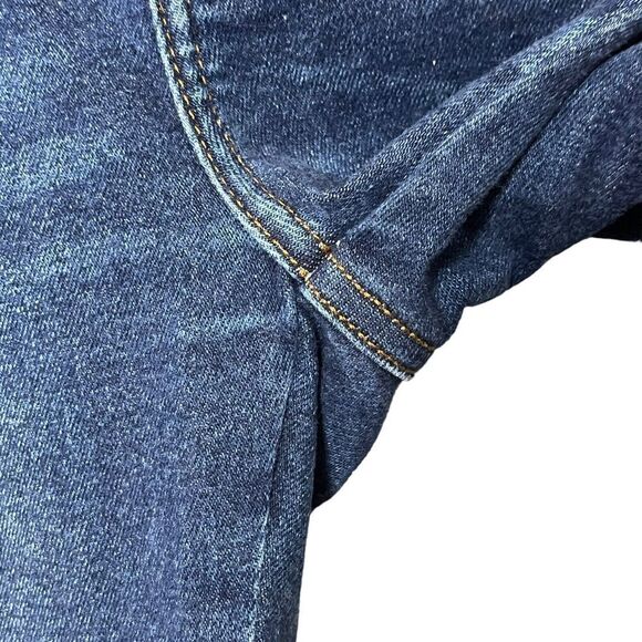 Free People Raw Hem Jegging Jeans Indigo Blue Women’s Size 27 High Rise Stretch - Picture 9 of 13